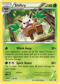 XY Black Star Promos Shiftry Pokémon card
